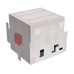 Black skin: head render
