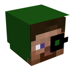 Brown skin: head render