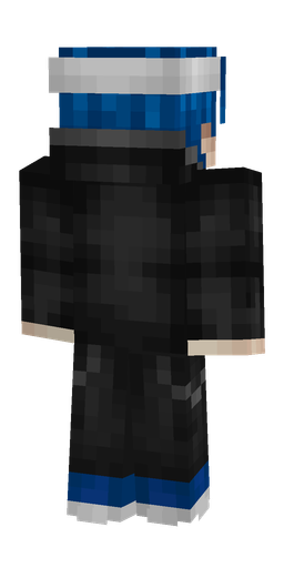 Black skin: body, back render