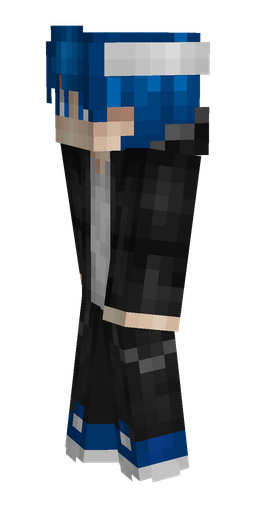 Black skin: body, left side render