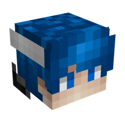 Black skin: head render