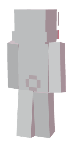 Blue skin: body, back render