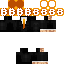 Black skin: raw texture render