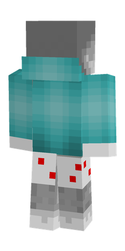 Blue skin: body, back render