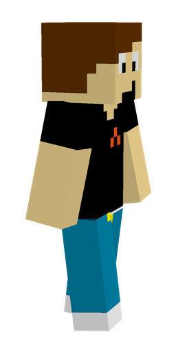 Black skin: body, right side render