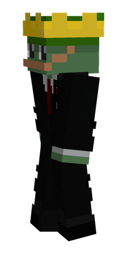 Black skin: body, left side render