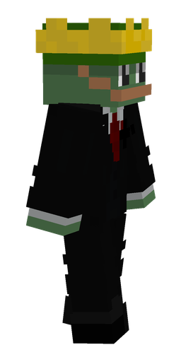 Black skin: body, right side render