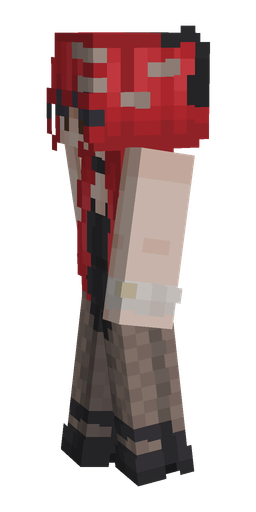 Black skin: body, left side render