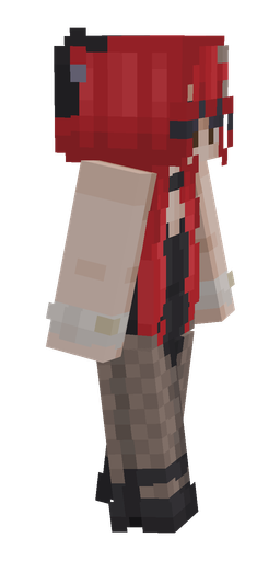 Black skin: body, right side render