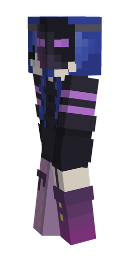 Black skin: body, left side render