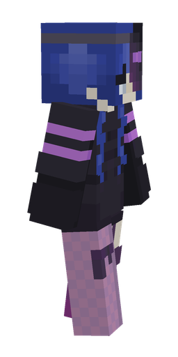 Black skin: body, right side render