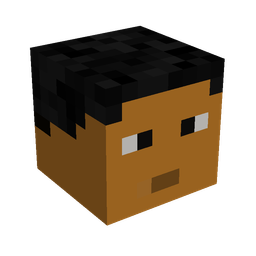 Brown skin: head render