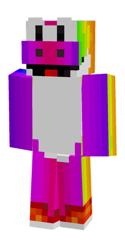 Blue skin: body, front render
