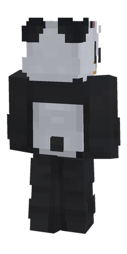 Black skin: body, back render