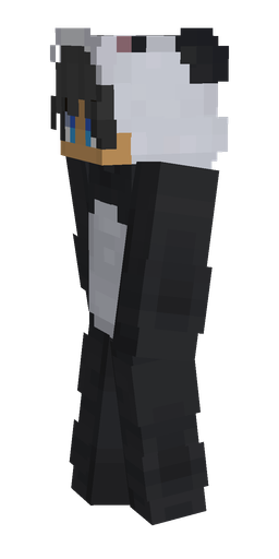 Black skin: body, left side render