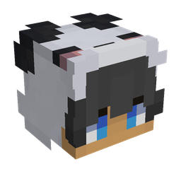 Black skin: head render