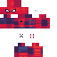 Classic skin: raw texture render
