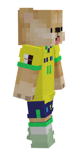 Green skin: body, right side render