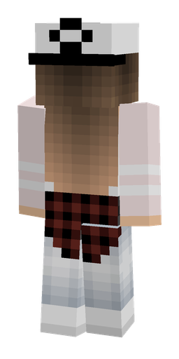 Pink skin: body, back render