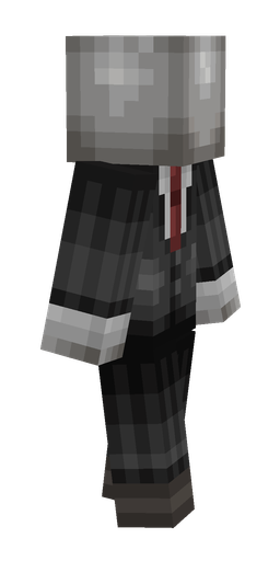 Black skin: body, right side render
