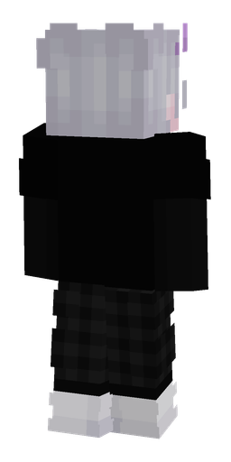 Black skin: body, back render