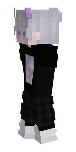 Black skin: body, left side render