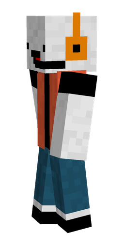Black skin: body, left side render