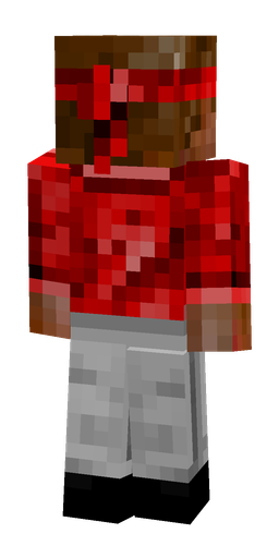 Brown skin: body, back render