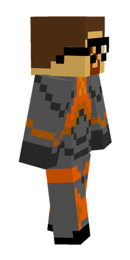 Brown skin: body, right side render