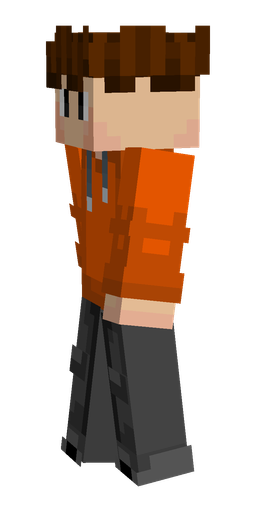 Black skin: body, left side render