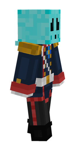 Black skin: body, right side render