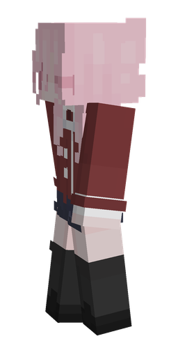Black skin: body, left side render