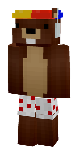 Brown skin: body, front render