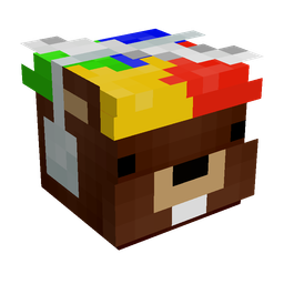 Brown skin: head render