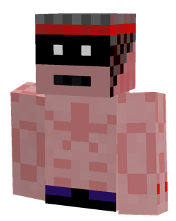 Black skin: bust render