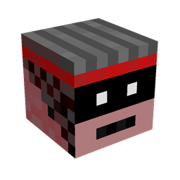 Black skin: head render