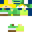 Classic skin: raw texture render