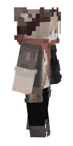 Black skin: body, right side render