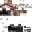 Black skin: raw texture render