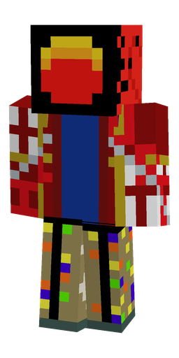 Blue skin: body, front render