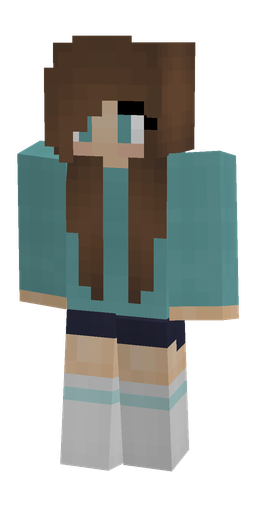 Blue skin: body, front render