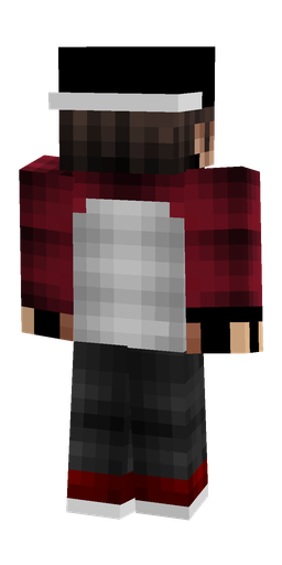 Black skin: body, back render