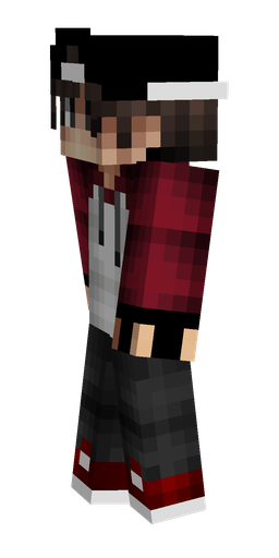 Black skin: body, left side render