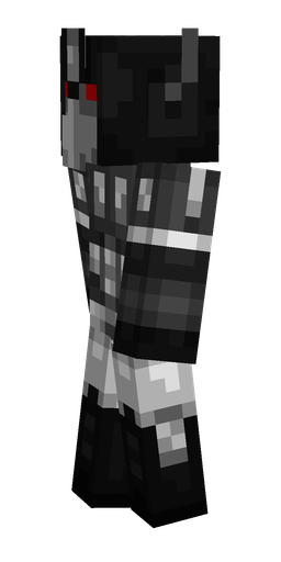 Black skin: body, left side render
