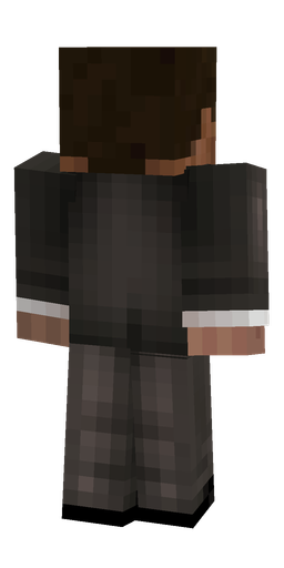 Black skin: body, back render