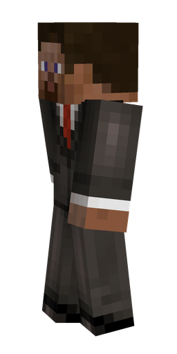 Black skin: body, left side render