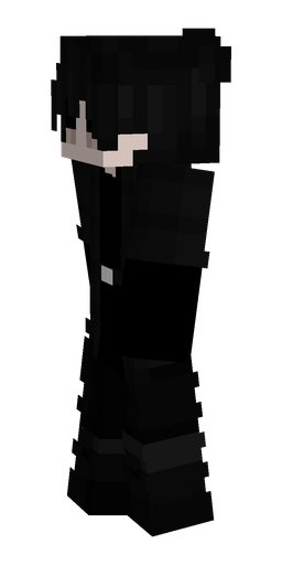Black skin: body, left side render