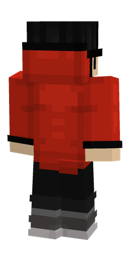 Black skin: body, back render