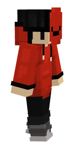 Black skin: body, right side render