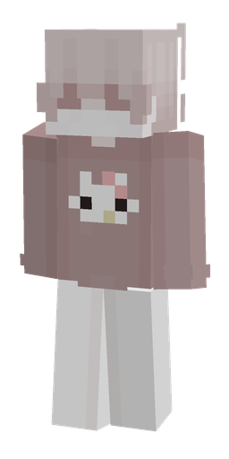 Pink skin: body, front render